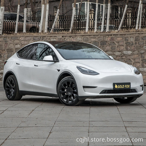 2023 Новый Tesla Model Y EV CAR Новая энергия Pure Electric Drange 3,3S 100 -километровый ускорение Высокая производительность All Wheel Drial Dual Motor